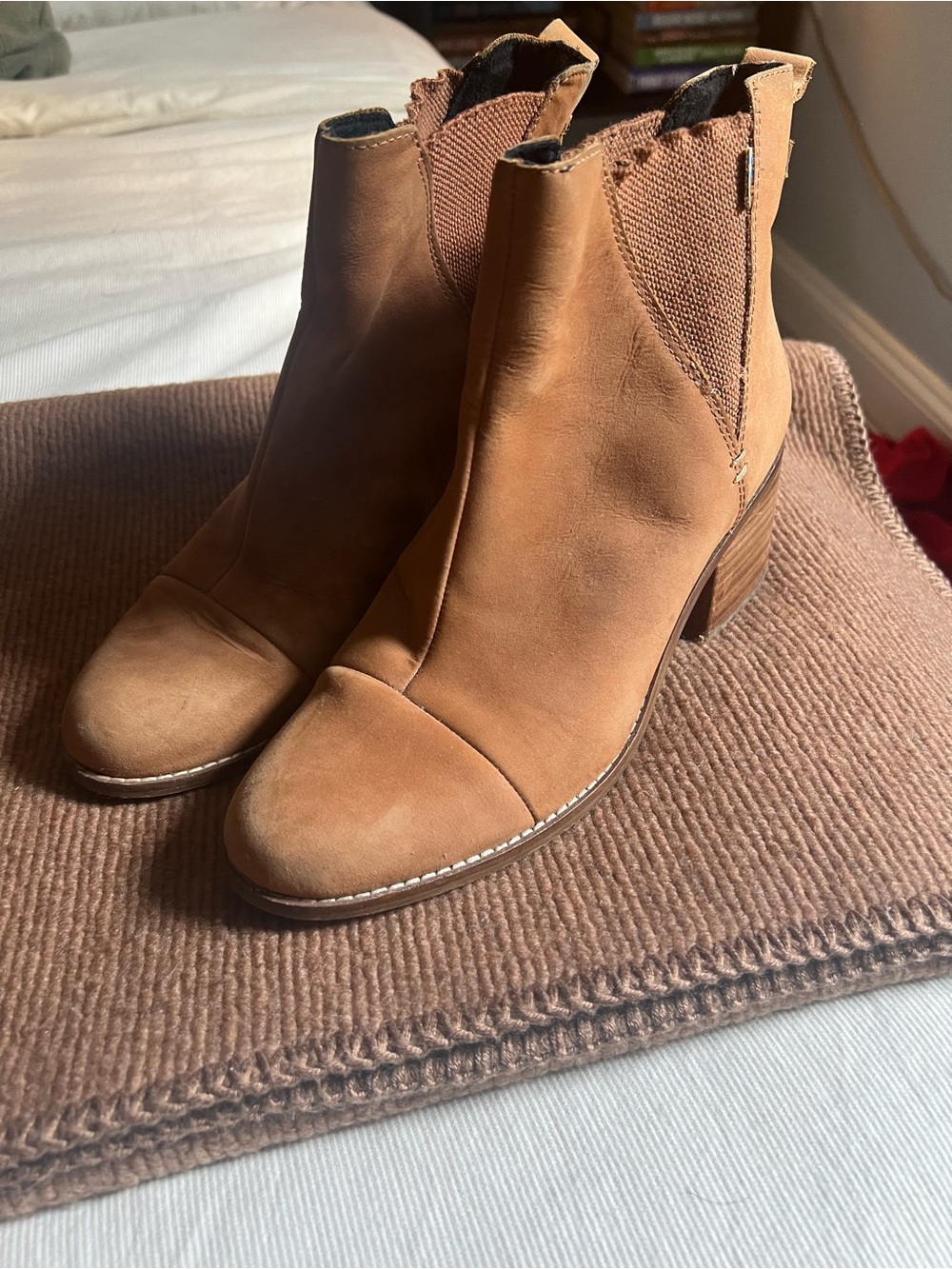 TOMS heeled booties